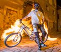 Man in fire