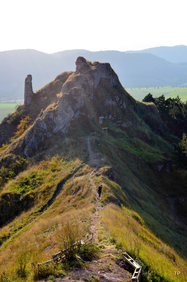 Lúče nad Kamenickým hradom