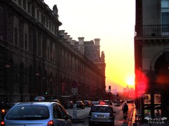 Západ slnka v Paríži