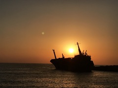 Západ slnka na Cypre
