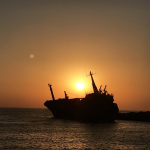 Západ slnka na Cypre
