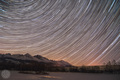Startrails nad Tatrami