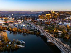 Podvečer nad Trenčínom
