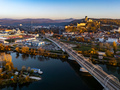 Podvečer nad Trenčínom