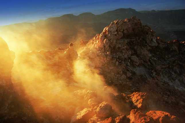 Sopka Pico de Teide