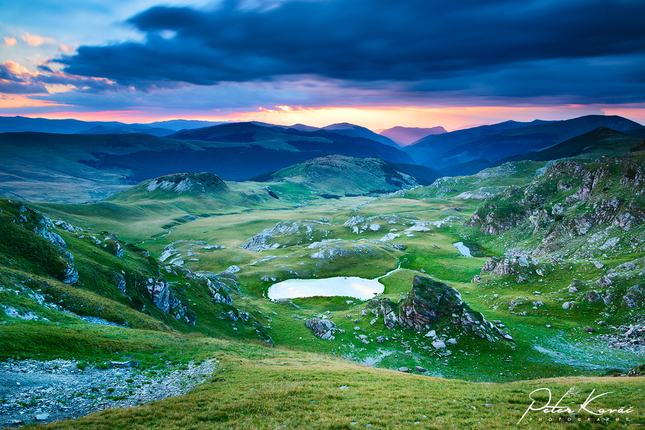 Transalpina mountains ..