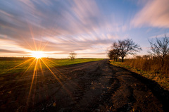 Podvečer na poliach