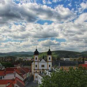 Trenčín v oblakoch