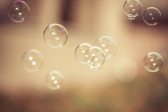 Bubbles up!