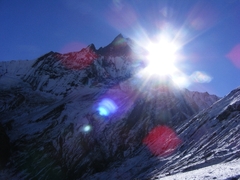 Svitanie nad Machapuchare