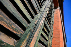 Old window shades