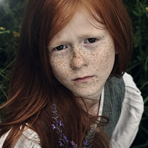 Freckled girl