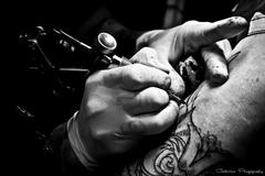 tattoo in progress