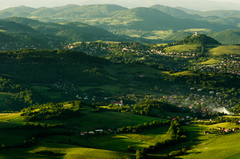 Pohľad na banskú krajinu