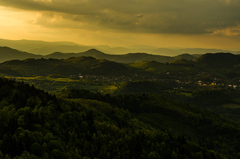 Posledné lúče na Štiavnické bane