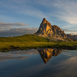 Ráno v Dolomitoch