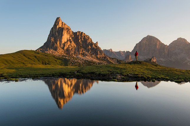 Ráno v Dolomitoch