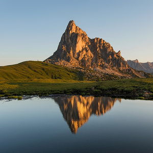 Ráno v Dolomitoch