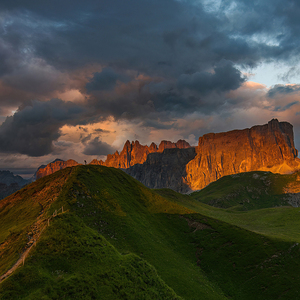 Večer v Dolomitoch