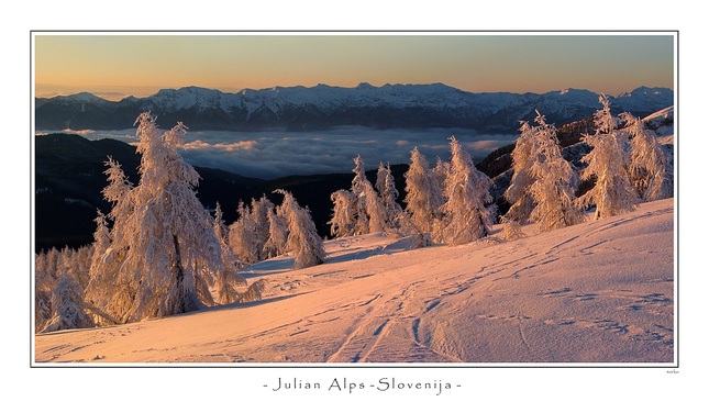 zima v Julskych Alpach