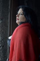 Lady in red