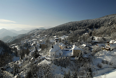 Špania Dolina, posypaná cukrom