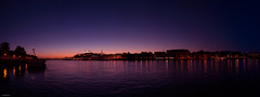 Sunset over Bratislava