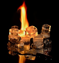 oheň a ľad