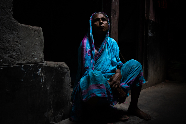 Žena z komunity Bihari