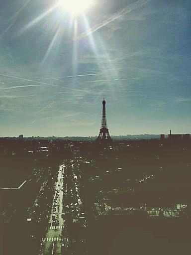 Výhľad na Eiffelovu vežu