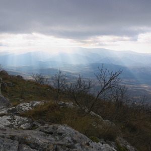 Výhľad z vrcholu Mosor, Srbsko