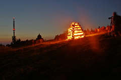 Svätojánska vatra na Radhošti