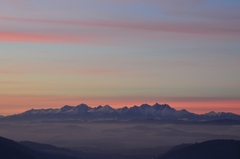Tatry po západe slnka