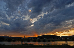 Západ slnka nad Zamarovcami