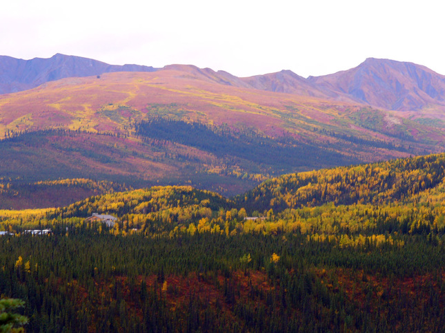 jesenne farby Aljasky