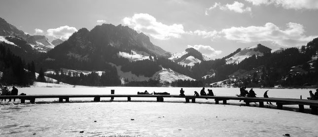 snowy peaks