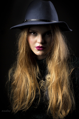 Portrait of redhead girl III