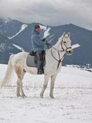 Martin na bielom koni