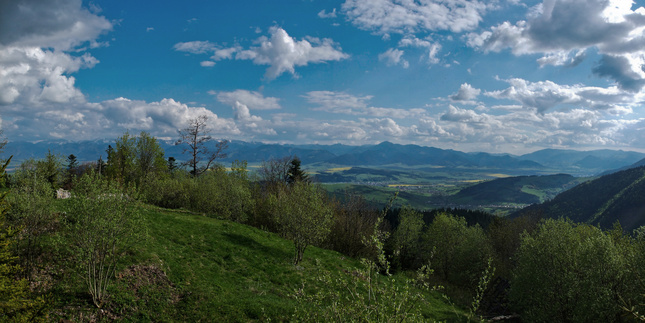 pohľady z Hradu Liptov