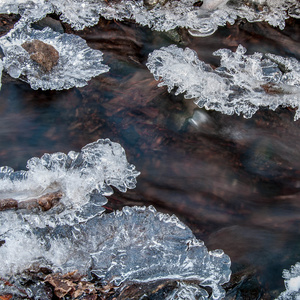 zimný potok