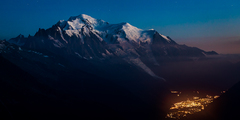 Podvečerný Mont Blanc