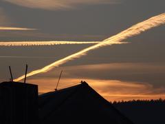 Obloha pri zapade slnka