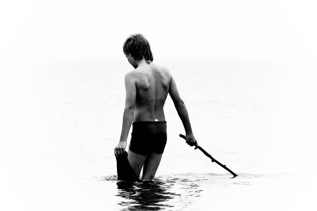 solitary boy