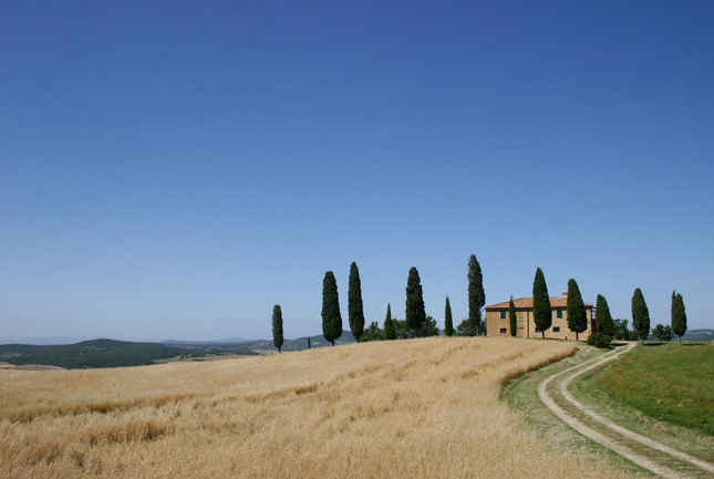 A lonely house in Tuscany