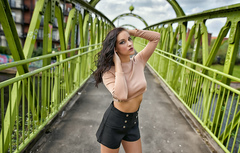 On the bridge