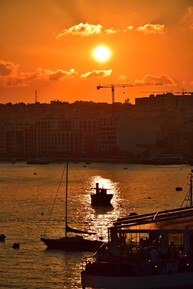 Zapad slnka na Malte
