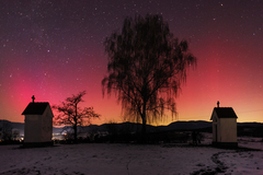 Kalvária s polárnou žiarou