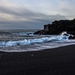 Black beach and blue Iceland