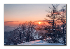 západ slnka na Reváni