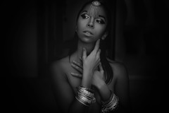 Black and white